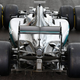2017 Pirelli F1 tires inside, 2016s on the outside. Photo Credit: Mercedes F1